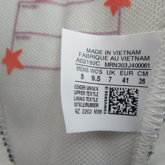 Converse Run Star Hike HI Embroidered Floral Womens Size 9.5 Sneaker NEW - Picture 12 of 16